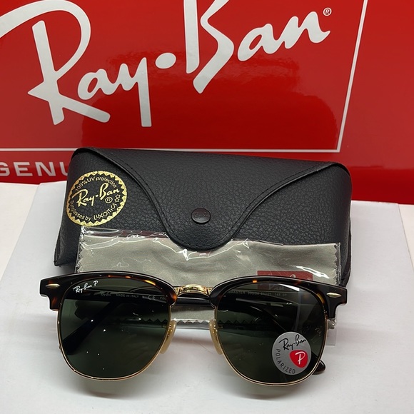 BNIB Ray ban 3016 Club master polarized sunglass - Picture 2 of 9